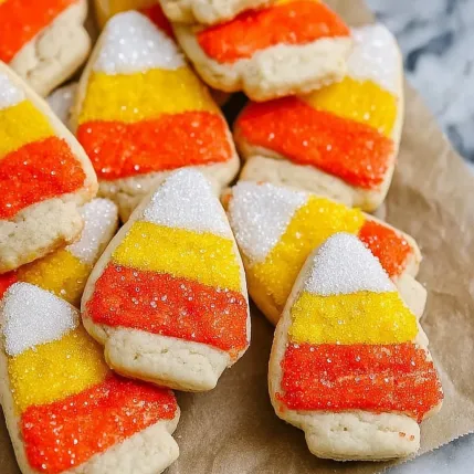 Cookies with orange yellow and red frosting.