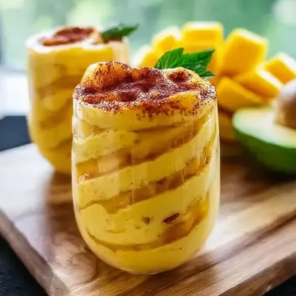 Two glasses of pineapple with a sprig of mint.
