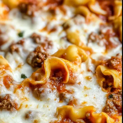 A close up of a pizza with noodles.