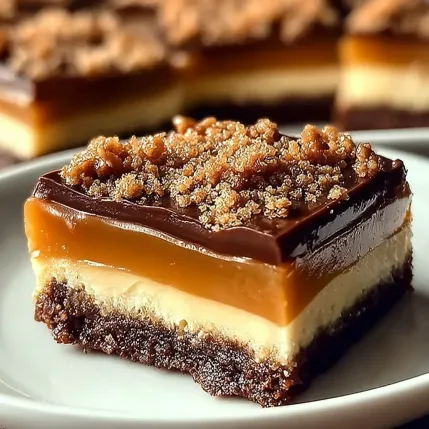 A slice of chocolate cake with nuts on top.