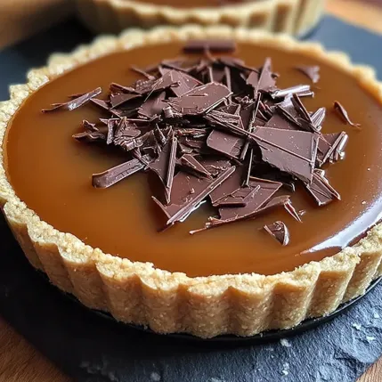 A chocolate dessert in a pie crust.