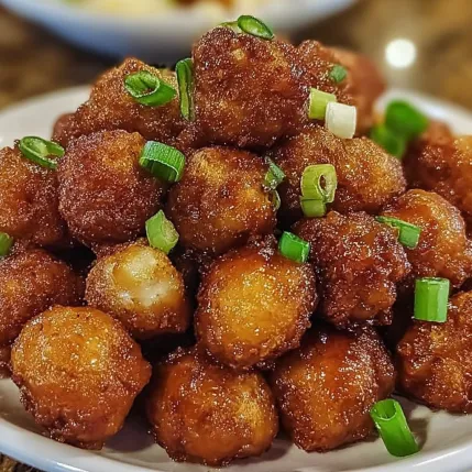 A plate of food with green onions on top.