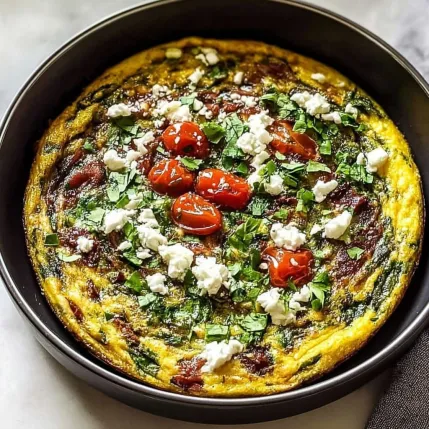 A bowl of food with tomatoes and cheese.