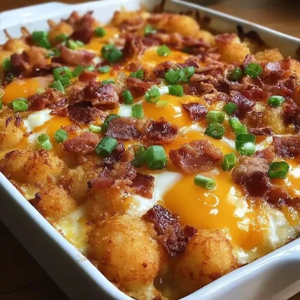 A dish with bacon and cheese.