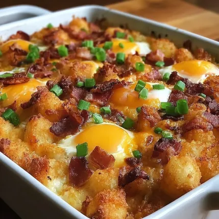 A white bowl filled with bacon and eggs.
