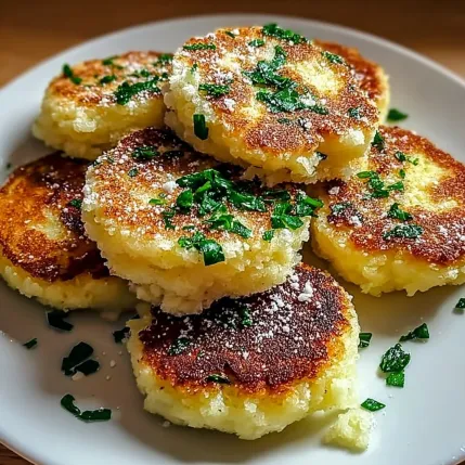 A plate of food with green herbs on top.