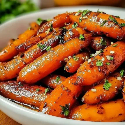 A bowl of carrots with spices.