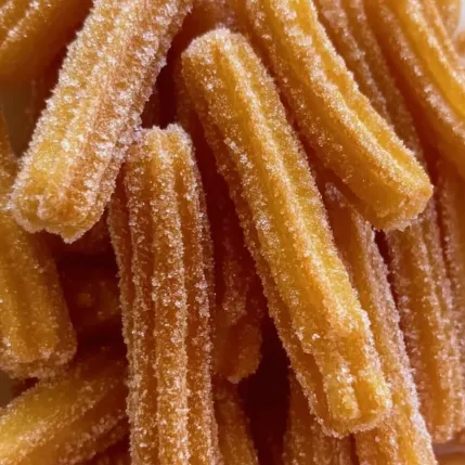 A pile of sugar coated sticks.