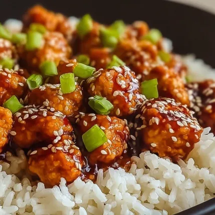A bowl of rice with chicken and vegetables.