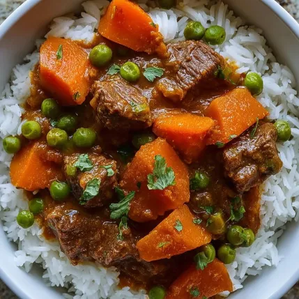 A bowl of rice and meat with peas.