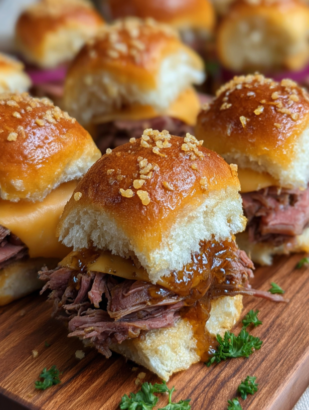 Chipotle Roast Beef Sliders.