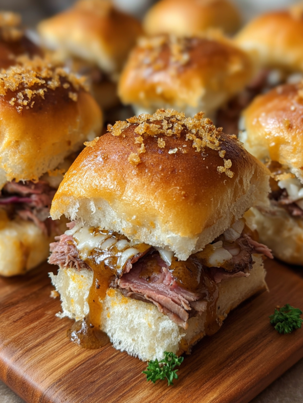 Chipotle Roast Beef Sliders.
