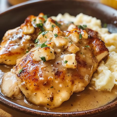 Une portion de poulet Texas Roadhouse recouvert de sauce et de fromage.